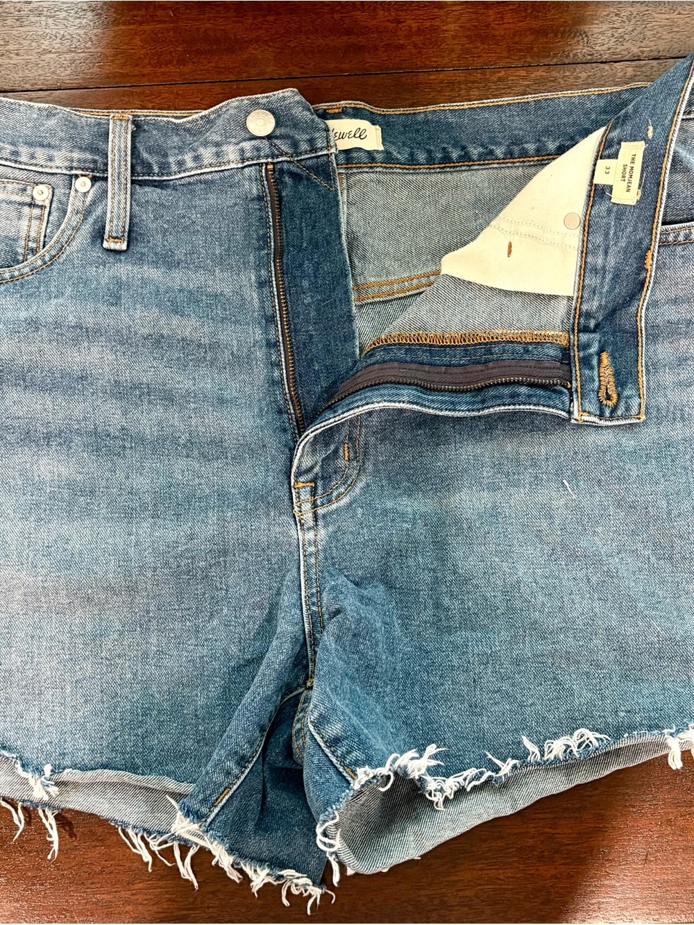 Madewell Light Blue Denim Jean Shorts